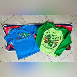 St. Patrick’s day shirt never worn with a bonus Toy Story shirt!